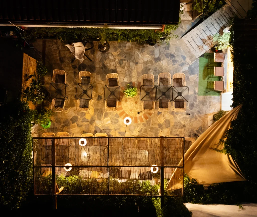 Dionysos_Bar_2 Top close-up view of the Dionysos Hotel Garden Bar